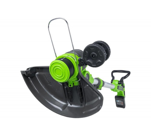 Триммер аккумуляторный GreenWorks 24 V, 30,5 см, с 1хАКБ 2Ач c USB и ЗУ 2110407USB2 Триммер аккумуляторный GreenWorks 24 V, 30,5 см, с 1хАКБ 2Ач c USB и ЗУ 2110407USB2
