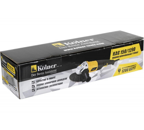 Угловая шлифовальная машина Kolner KAG 150/1200 8020700296 8030700296 Угловая шлифовальная машина Kolner KAG 150/1200 8020700296 8030700296