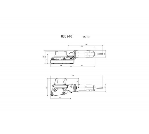 Шлифователь для труб Metabo RBE 9-60 Set 602183510 Шлифователь для труб Metabo RBE 9-60 Set 602183510