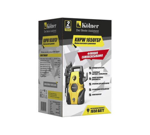Мойка высокого давления Kolner KHPW 1650FSP 8140100156 Мойка высокого давления Kolner KHPW 1650FSP 8140100156