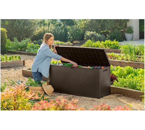 Сундук Keter Эмили EMILY STORAGE BOX 280 л, коричневый 249719 Сундук Keter Эмили EMILY STORAGE BOX 280 л, коричневый 249719
