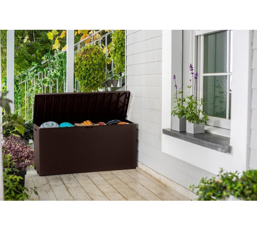 Сундук Keter Эмили EMILY STORAGE BOX 280 л, коричневый 249719 Сундук Keter Эмили EMILY STORAGE BOX 280 л, коричневый 249719