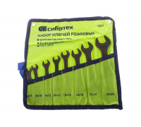 Набор рожковых ключей 6 - 24 мм СИБРТЕХ 15222