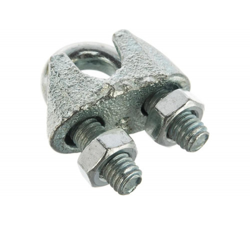 STAYER 8 мм, 60 шт., зажим троса DIN 741 30535-08 STAYER 8 мм, 60 шт., зажим троса DIN 741 30535-08