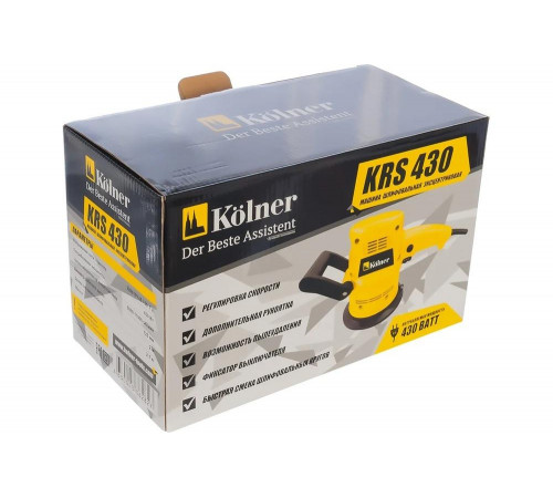 Эксцентриковая шлифовальная машина Kolner KRS 430