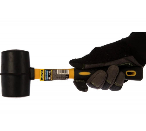 STAYER 450 г, киянка резиновая черная с фиберглассовой ручкой 2054-65 Professional STAYER 450 г, киянка резиновая черная с фиберглассовой ручкой 2054-65 Professional
