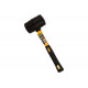STAYER 450 г, киянка резиновая черная с фиберглассовой ручкой 2054-65 Professional