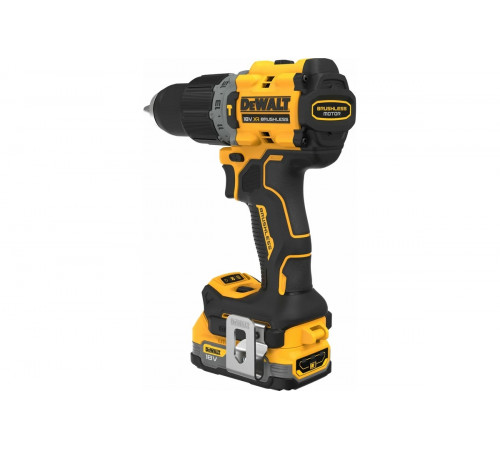 Ударная бесщеточная дрель-шуруповерт DEWALT 2 скорости, 2 АКБ 18 В XR Li-Ion DCD805E2T-QW