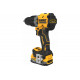 Ударная бесщеточная дрель-шуруповерт DEWALT 2 скорости, 2 АКБ 18 В XR Li-Ion DCD805E2T-QW