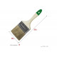 Плоская кисть STAYER LASUR-STANDART 0.072, 250мм, 100мм, 10мм, Арт. 01031-100