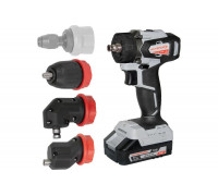 Бесщеточная аккумуляторная дрель-шуруповерт Интерскол ДА-13/18ВК 45 комби АПИ Li-ion, кейс, 2 аккум., 2Ач, 3 насадки 575.2.2.78