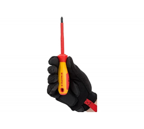 Крестообразная отвертка Knipex ПОЗИ 1000 V KN-982502 Крестообразная отвертка Knipex ПОЗИ 1000 V KN-982502