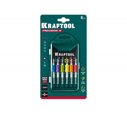KRAFTOOL 6 предметов, набор часовых отверток для точных работ X-Precision 25679