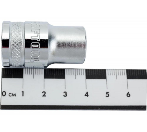 KRAFTOOL 1/2", 12 мм, Cr-V сталь, хромированная, торцовая головка 27805-12_z01 KRAFTOOL 1/2", 12 мм, Cr-V сталь, хромированная, торцовая головка 27805-12_z01