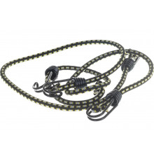 Крепежный шнур STAYER резиновый 80 см c двойным стальным крюком 2 шт 40506-080