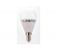 Лампа IEK LED, G45, шар, 9вт, 230В, 3000К, E14 LLE-G45-9-230-30-E14