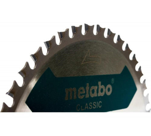 Пильный диск по металлу 165x20 мм, Z40, WZ 4 Metabo SteelCutClassic 628273000 Пильный диск по металлу 165x20 мм, Z40, WZ 4 Metabo SteelCutClassic 628273000