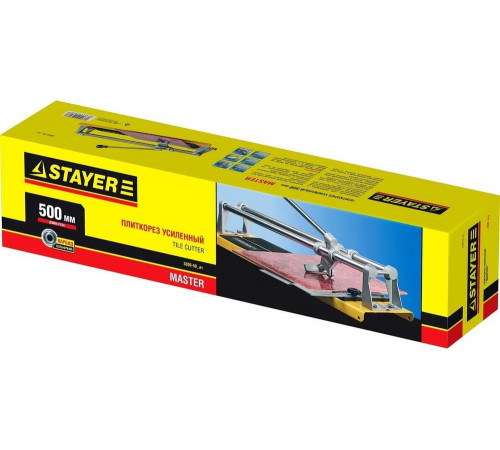 STAYER 500 мм, 16 мм, Усиленный плиткорез, MASTER (3305-50_z01) STAYER 500 мм, 16 мм, Усиленный плиткорез, MASTER (3305-50_z01)