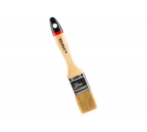 Плоская кисть STAYER UNIVERSAL-EURO 0.031, 207мм, 38мм, 10мм, Арт. 0102-038 Плоская кисть STAYER UNIVERSAL-EURO 0.031, 207мм, 38мм, 10мм, Арт. 0102-038