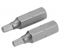 Набор вставок бит торцевых 1/4", Square, №2, 25 мм, 2 шт TOLSEN TT20239