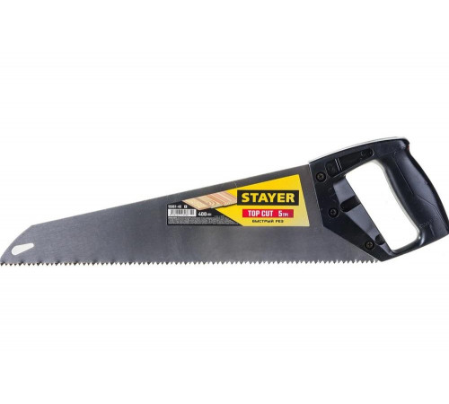 STAYER 5 TPI, 400 мм, ножовка ударопрочная (пила) TopCut 15061-40_z02 STAYER 5 TPI, 400 мм, ножовка ударопрочная (пила) TopCut 15061-40_z02