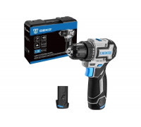 Аккумуляторная бесщеточная компактная дрель-шуруповерт DEKO Loner 12V PRO в кейсе, 12В, 2x3.0Ач 085-1011