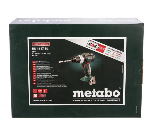Бесщеточный шуруповерт METABO BS 18 LT BL 602325890 без акк и з.у