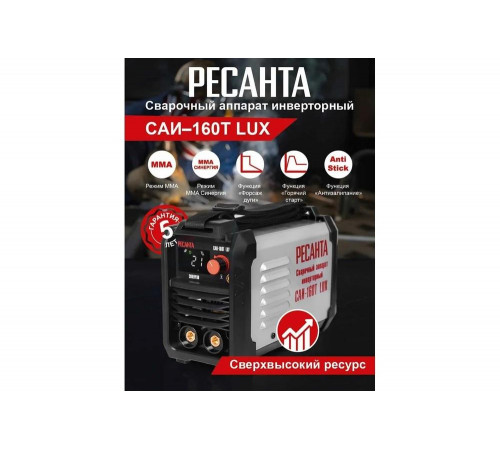 Сварочный инверторный аппарат Ресанта САИ-160Т LUX 65/69