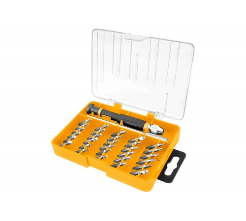 Набор прецизионных вставок (бит) TOLSEN 1/4", PH, PZ, Hex, Torx, Slotted, 32 предмета TT20047s Набор прецизионных вставок (бит) TOLSEN 1/4", PH, PZ, Hex, Torx, Slotted, 32 предмета TT20047s