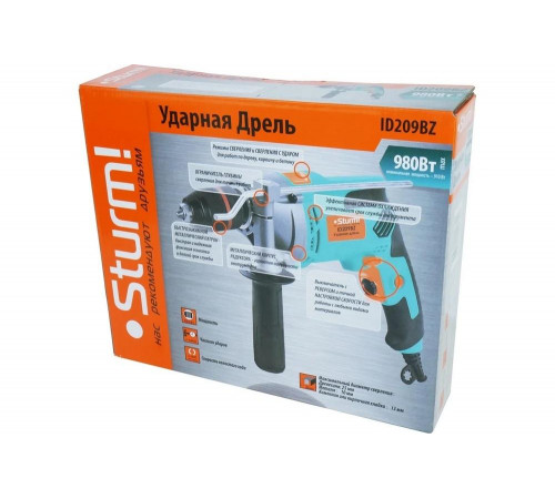 Ударная дрель Sturm ID209BZ Ударная дрель Sturm ID209BZ