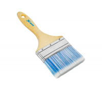 Кисть MTX плоская "Евро" 4", искусственная щетина, деревянная ручка 83074