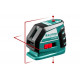 KRAFTOOL линейный лазерный нивелир с детектором в кейсе CL70 4 34660-4 Professional