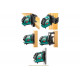 KRAFTOOL линейный лазерный нивелир с детектором в кейсе CL70 4 34660-4 Professional