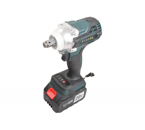 Гайковерт аккумуляторный бесщеточный Zitrek Crusher 20 в кейсе, 20В, 300 Нм, 2x4.0Ач 085-1022