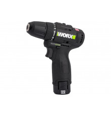 Аккумуляторная дрель-шуруповерт WORX Professional WE210.2 бесщеточный, 12В, 38Нм, 2Ач х2, ЗУ 1.5 Ач WE210.2