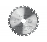 Диск пильный по дереву Fast 210x30 мм, 24Т KRAFTOOL 36950-210-30