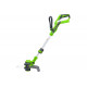 Триммер аккумуляторный GreenWorks 24 V, 30,5 см, с 1хАКБ 4Ач c USB и ЗУ 2110407USB4