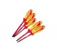 Набор диэлектрических отверток (5 предметов) KING TONY 30615MR