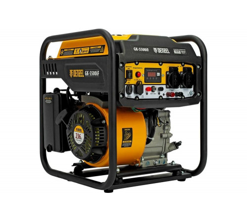 Генератор инверторный Denzel GK-5500iF, 5,5 кВт, 230 В, ручной старт 94709