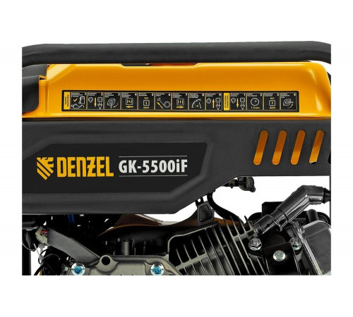 Генератор инверторный Denzel GK-5500iF, 5,5 кВт, 230 В, ручной старт 94709