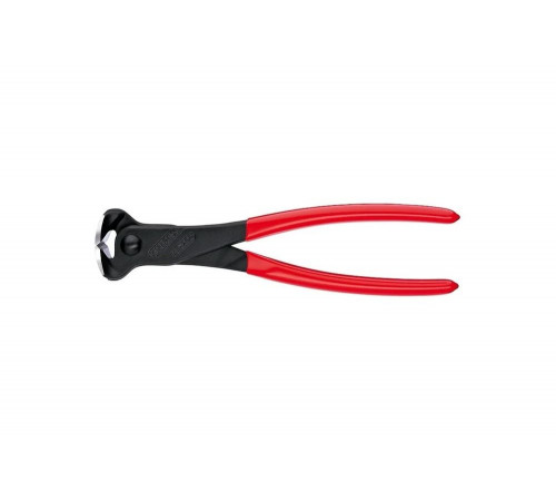Торцевые кусачки Knipex 200 мм, фосфатированные, обливные ручки KN-6801200EAN Торцевые кусачки Knipex 200 мм, фосфатированные, обливные ручки KN-6801200EAN