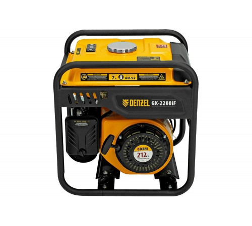 Генератор инверторный Denzel GK-2200iF, 2,2 кВт, 230 В, ручной старт 94707 Генератор инверторный Denzel GK-2200iF, 2,2 кВт, 230 В, ручной старт 94707