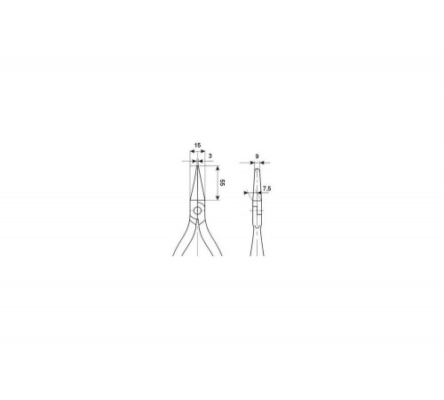 Длинногубцы KNIPEX KN-3303160 Длинногубцы KNIPEX KN-3303160