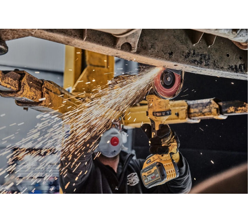 Аккумуляторная угловая шлифмашина Dewalt DCG418NT, 54 В, , 125 мм, 9000 об/мин, без АКБ и ЗУ, в кейсе TSTAK DCG418NT-XJ