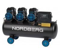 Безмасляный компрессор NORDBERG 380 В, ресивер 100 л, 750 л/мин NCEO100/750 01-00000890