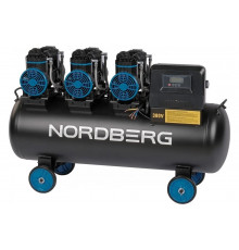 Безмасляный компрессор NORDBERG 380 В, ресивер 100 л, 750 л/мин NCEO100/750 01-00000890