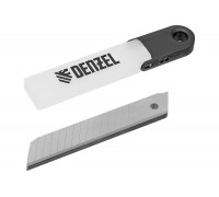 Лезвия 18 мм, сталь SK5, 0.5 мм, многосегментные, 10 шт Denzel 79304