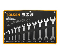 Набор рожковых ключей TOLSEN 6-32 мм, 12 предметов TT15892