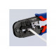 Пресс-клещи для штекеров KNIPEX RJ (Western), 2 гнезда, RJ 11/12, RJ 45, 190 мм, KN-975110SB