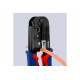 Пресс-клещи для штекеров KNIPEX RJ (Western), 2 гнезда, RJ 11/12, RJ 45, 190 мм, KN-975110SB